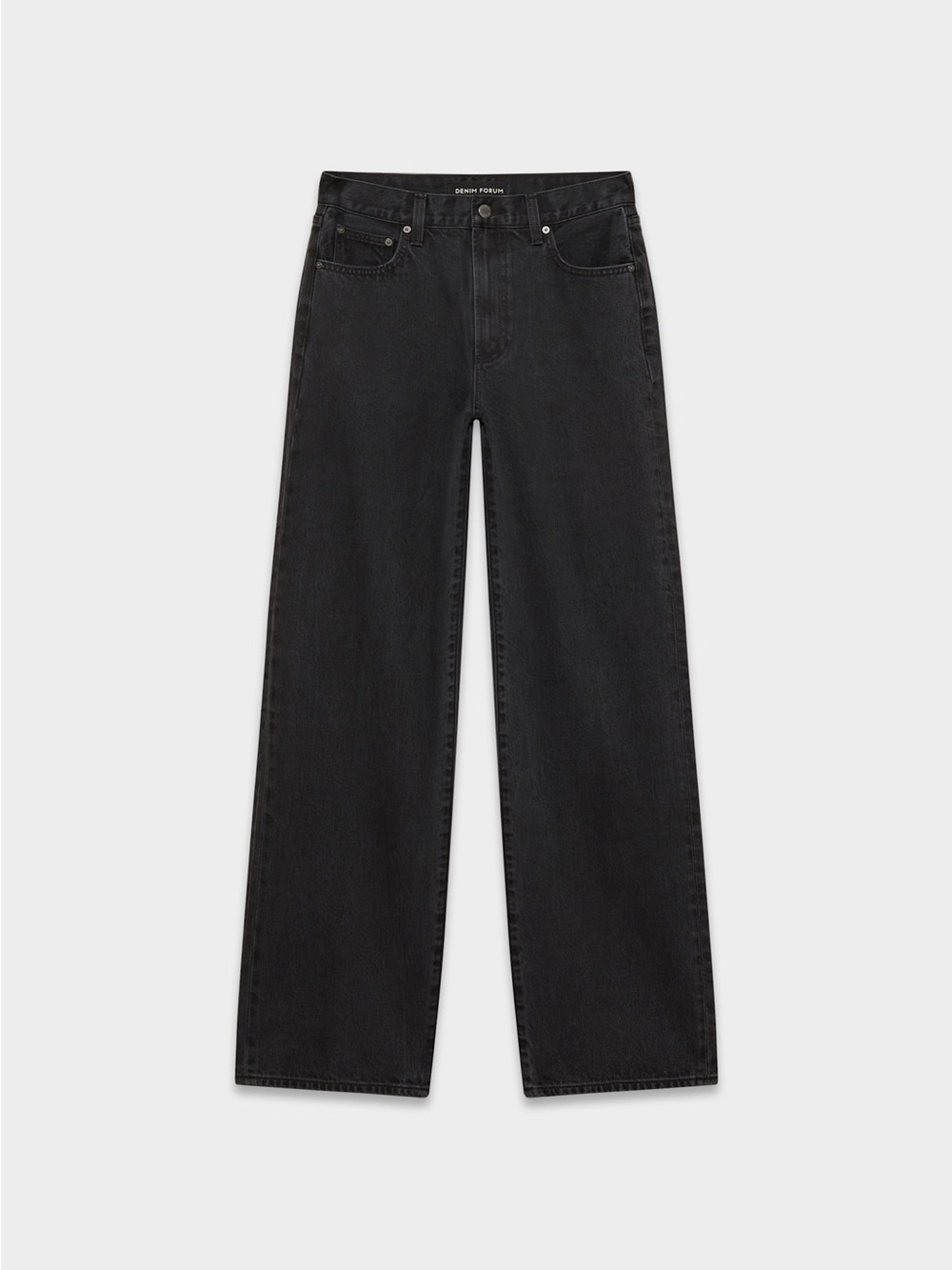 Aritzia Denim Forum The Farrah, wide-Leg High-Rise Jeans — Black size 30